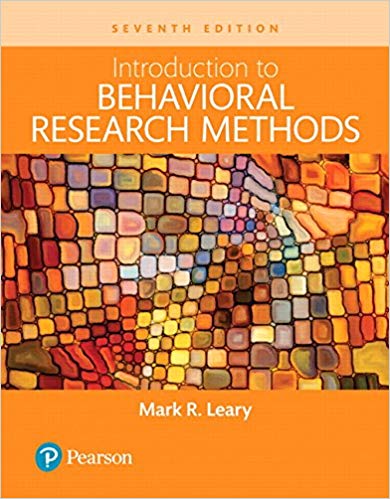 Introduction To Behavioral Research Methods 7th Edition Test Bank ...