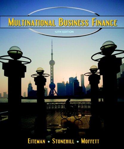 Solution Manual For Multinational Business Finance, 12th Edition ...