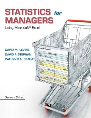 Solution Manual For Statistics for Managers Using Microsoft Excel