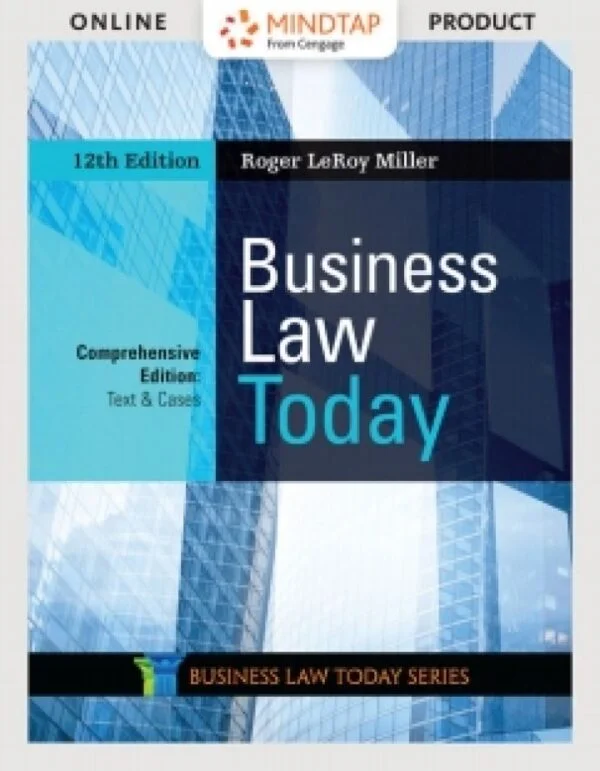 Solution Manual For Business Law Today: The Essentials