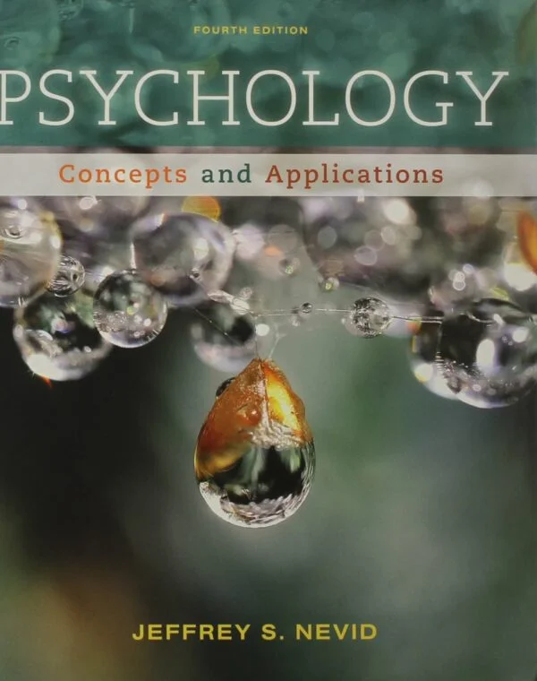 Test Bank For Psychology: Concepts and Applications