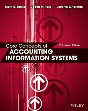 Test Bank For Core Concepts of Accounting Information Systems