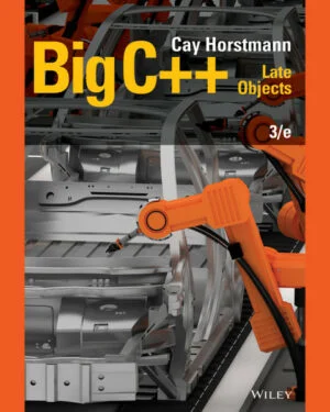 Solution Manual For Big C++: Late Objects