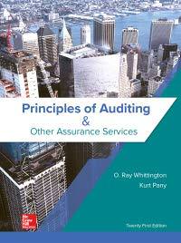 Test Bank For Principles of Auditing and Other Assurance Services