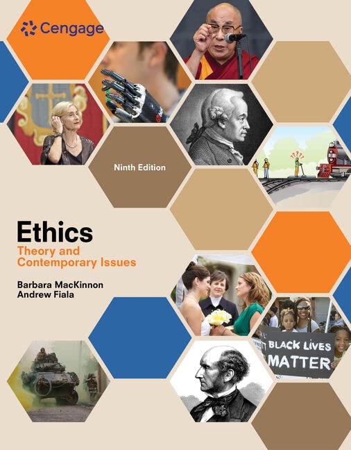 Test Bank For Ethics: Theory and Contemporary Issues