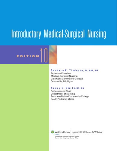 Test Bank For Introductory Medical-Surgical Nursing, 10th Edition ...