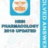 Solved Exams For HESI PHARMACOLOGY 2018 UPDATED