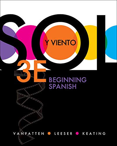 Test Bank For Sol Y Viento: Beginning Spanish