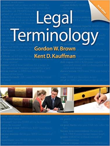 Solution Manual For Legal Terminology