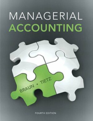 Solution Manual For Managerial Accounting