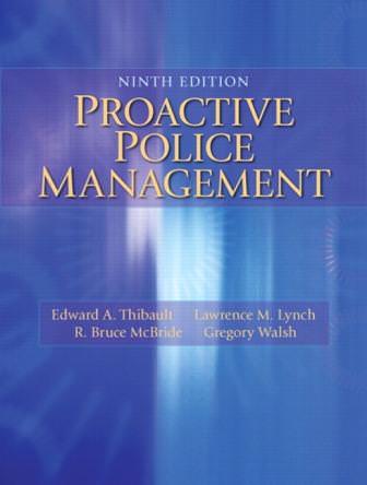 Test Bank For Proactive Police Management