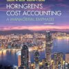 Test Bank For Horngren's Cost Accounting: A Managerial Emphasis