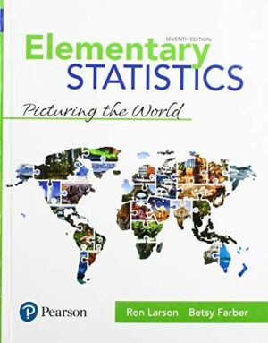 Solution Manual For Elementary Statistics: Picturing the World