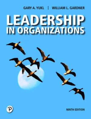 Test Bank For Leadership in Organizations