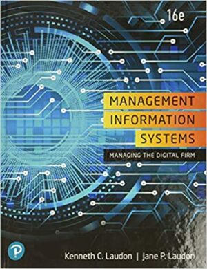Solution Manual For Management Information Systems: Managing the Digital Firm