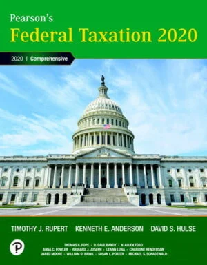 Solution Manual For Pearson's Federal Taxation 2020 Corporations
