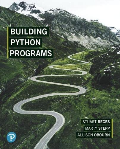 Test Bank For Building Python Programs