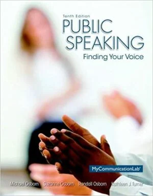 Test Bank For Public Speaking: Finding Your Voice