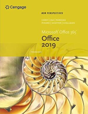 Test Bank For New Perspectives MicrosoftOffice 365 and Office 2019 Introductory