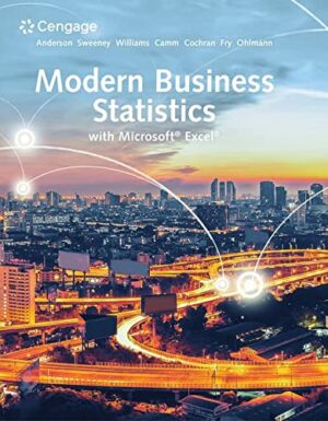 Solution Manual For Modern Business Statistics with Microsoft Excel