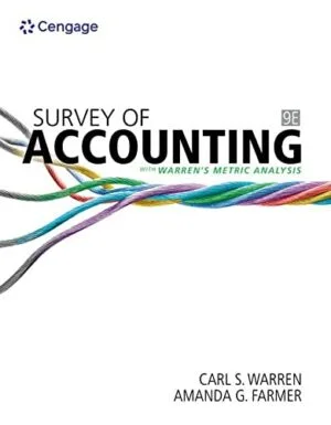 Solution Manual For Survey of Accounting