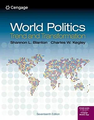 Test Bank For World Politics: Trend and Transformation