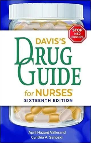 Test Bank For Davis's Drug Guide for Nurses