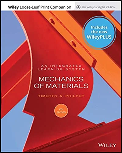 Solution Manual For Mechanics of Materials: An Integrated Learning System