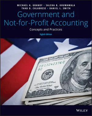 Test Bank For Government and Not-for-Profit Accounting: Concepts and Practices