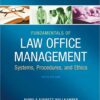 Test Bank For Fundamentals of Law Office Management