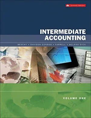 Solution Manual For Intermediate Accounting Volume 1