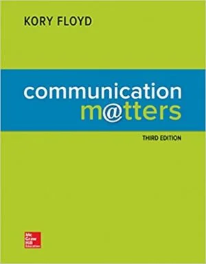 Test Bank For Communication Matters