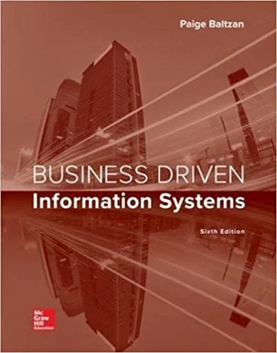 Solution Manual For Business Driven Information Systems