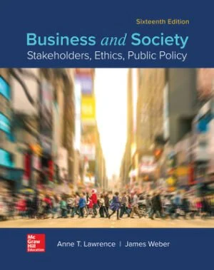 Test Bank For Business and Society: Stakeholders
