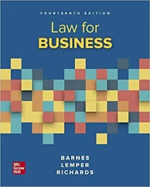 Test Bank For Law for Business