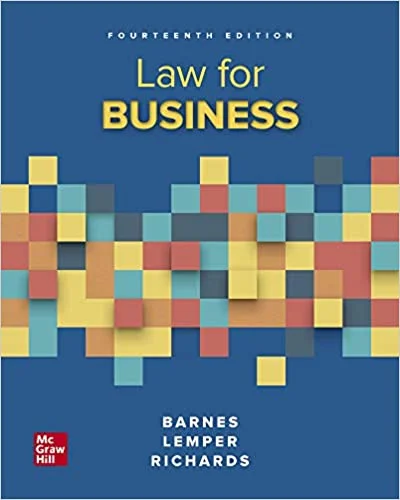 Solution Manual For Law for Business