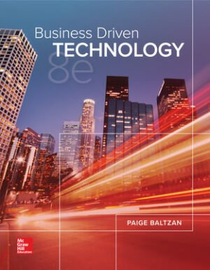Test Bank For Business Driven Technology