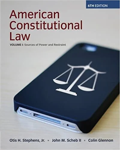 Solution Manual For American Constitutional Law