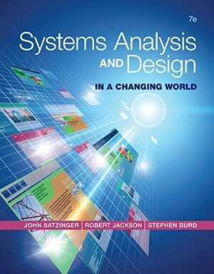 Solution Manual For Systems Analysis and Design in a Changing World