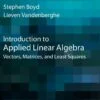 Solution Manual For Introduction to Applied Linear Algebra: Vectors