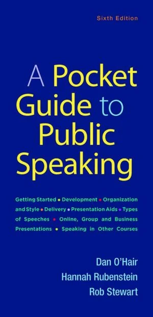 Test Bank For A Pocket Guide to Public Speaking