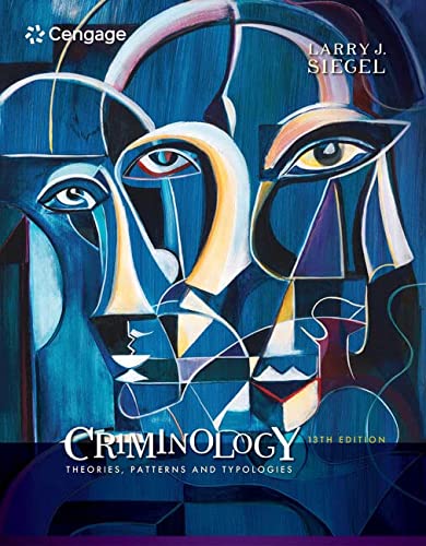 Test Bank For Criminology: Theories