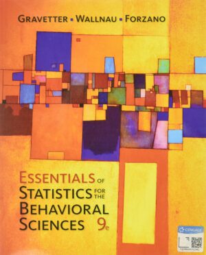 Solution Manual For Essentials of Statistics for The Behavioral Sciences