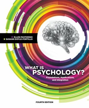 Test Bank For What is Psychology?: Foundations