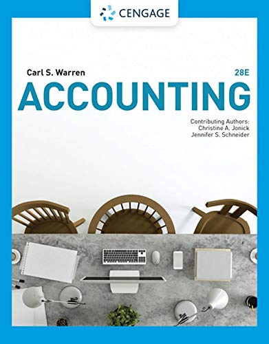 Test Bank For Accounting, 28th Edition - 9781337902687