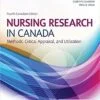Test Bank For Nursing Research in Canada: Methods
