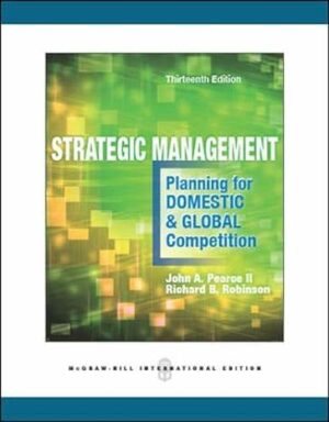 Test Bank for Strategic Management