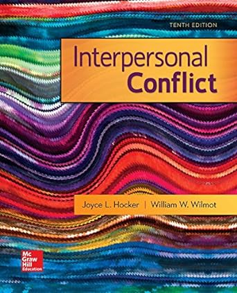 Test Bank for Interpersonal Conflict