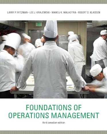 Solution Manual for Foundations of Operations Management