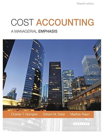 Test Bank for Cost Accounting